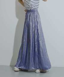 ハクプリントフレアスカート