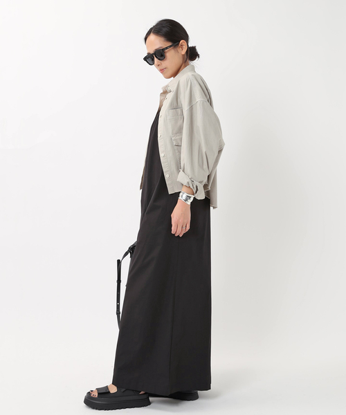 The Loom（ザ ルーム）の「【The Loom/ザルーム】別注キャミソールオールインワン（つなぎ/オールインワン・レディース・ブラック・FREE）」の5枚目の写真