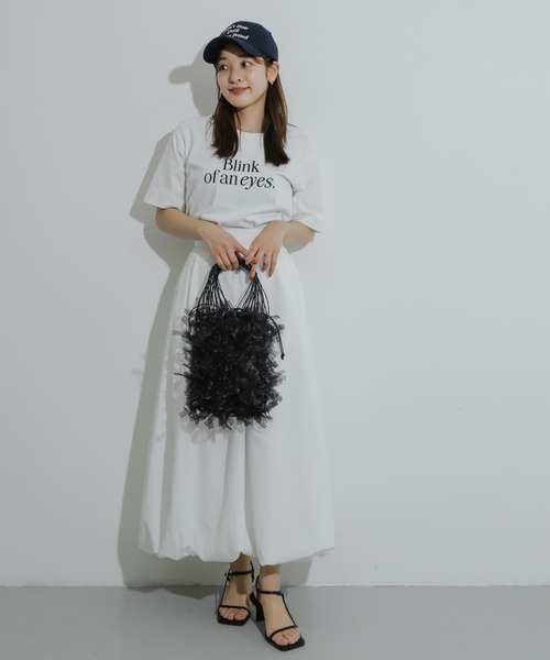 SENSE OF PLACE by URBAN RESEARCH（センスオブプレイスバイアーバンリサーチ）の「シアーフリンジバッグ（ショルダーバッグ・レディース・ピンク/アイボリー/ブラック・ONE）」の9枚目の写真