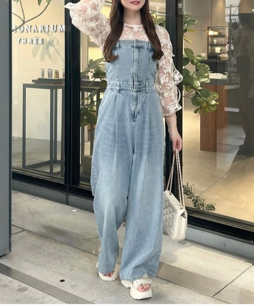 デニムサロペット／A（サロペット/オーバーオール）｜INGNI（イング