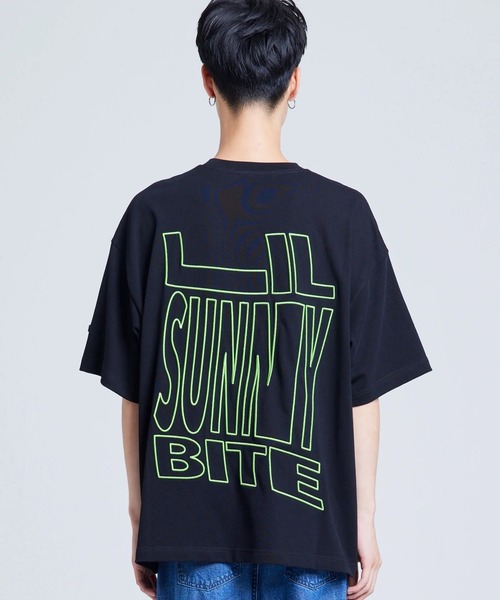 L.H.P(エルエイチピー)の「LittleSunnyBite/リトルサニーバイト/big logo big tee(Tシャツ/カットソー・レディース・ブラック/グレー/ネイビー・SMALL/MEDIUM)」の2枚目の写真