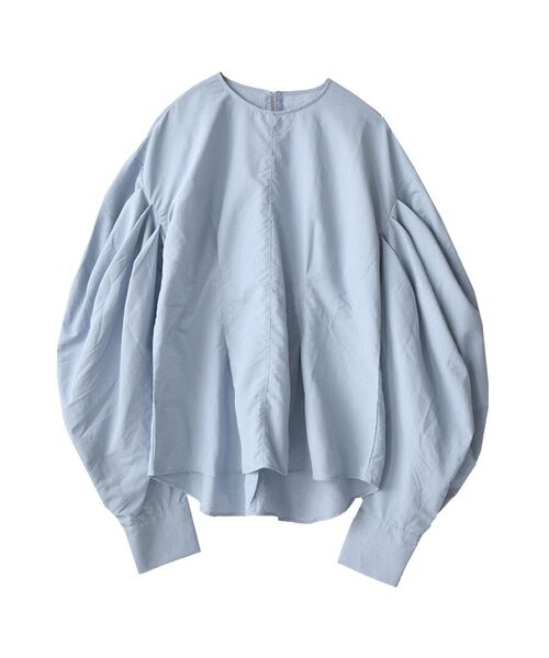 e-zakkamania stores（イーザッカマニアストアーズ）の「スーパーボリュームスリーブ ブラウス（シャツ/ブラウス・レディース・ライトブルー/ブラック/オフホワイト・M）」の6枚目の写真