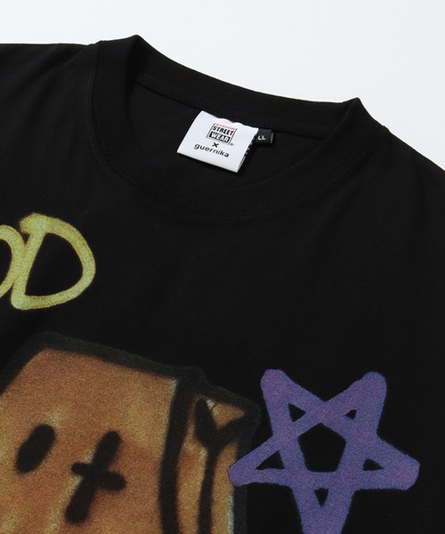 VISION STREET WEAR（ヴィジョンストリートウェア）の「【VISION STREET WEAR/ヴィジョンストリートウェア】×【guernika/ゲルニカ】アノニマウス グラフィックプリント半袖Tシャツ（Tシャツ/カットソー・メンズ・ホワイト/ブラック・M/L/LL）」の18枚目の写真