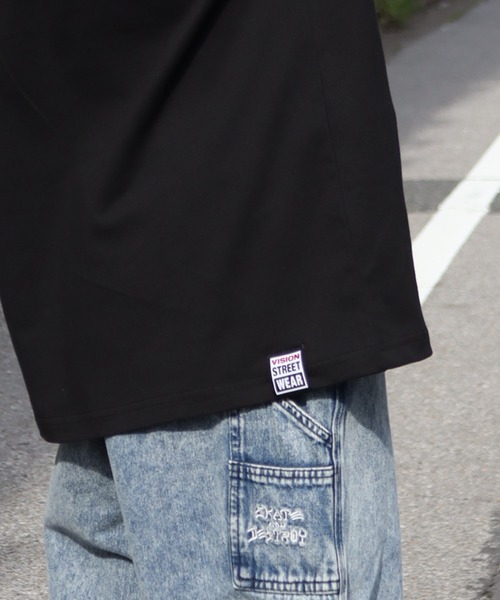 VISION STREET WEAR（ヴィジョンストリートウェア）の「【VISION STREET WEAR/ヴィジョンストリートウェア】×【guernika/ゲルニカ】アノニマウス グラフィックプリント半袖Tシャツ（Tシャツ/カットソー・メンズ・ホワイト/ブラック・M/L/LL）」の8枚目の写真