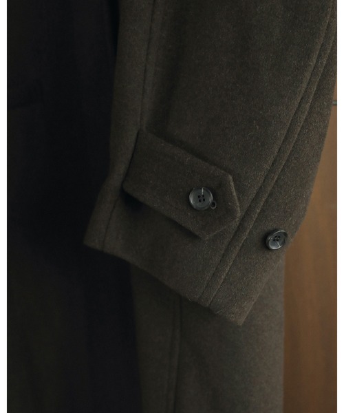 anuke(アンヌーク)の「Wool Soutiencollar Coat(ステンカラーコート・レディース・チャコールグレー/ネイビー/ブラウン・38inch/36inch)」の7枚目の写真