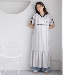サイドライン/ユニフォームデザインゲームシャツワンピース