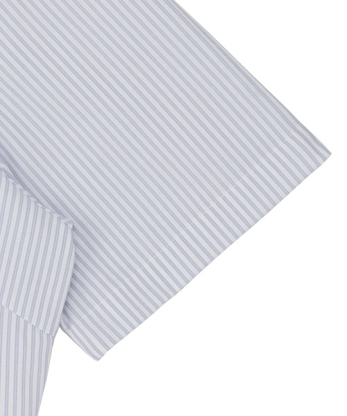 TOKYO SHIRTS（トウキョウシャツ）の「形態安定ノーアイロン レギュラー 半袖ビジネスワイシャツ（ビジネスシャツ・レディース・グレー・XL/LL/M/L/S）」の4枚目の写真