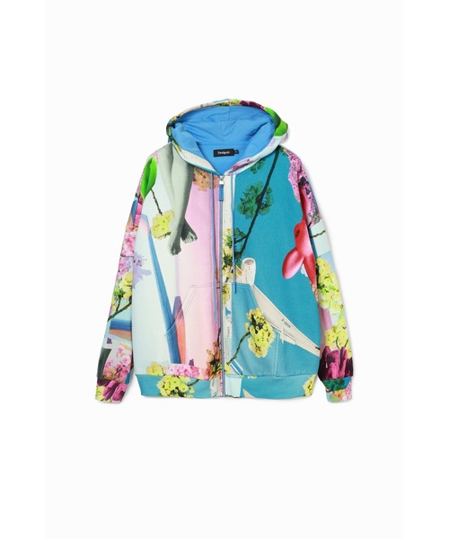 Desigual（デシグアル）の「SURRAL AIRPLANE-LACROIX ジャケットロングスリーブ（スウェット・レディース・マルチ・M/S）」の5枚目の写真