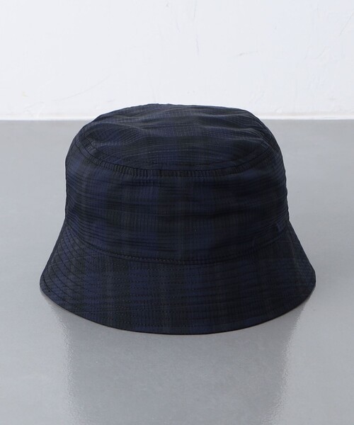 UNITED ARROWS（ユナイテッドアローズ）の「DotAir ドットエア チェックバケットハット（ハット・メンズ・ネイビー・FREE）」の3枚目の写真