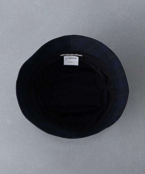 UNITED ARROWS（ユナイテッドアローズ）の「DotAir ドットエア チェックバケットハット（ハット・メンズ・ネイビー・FREE）」の6枚目の写真