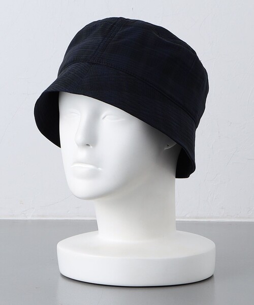 UNITED ARROWS（ユナイテッドアローズ）の「DotAir ドットエア チェックバケットハット（ハット・メンズ・ネイビー・FREE）」の9枚目の写真