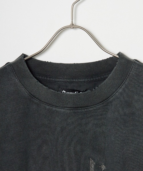 【セール】SUPPLIER/サプライヤー Vintage Wash Rhinestone Iron Logo Tee 半袖Tシャツ（Tシャツ/カットソー）｜SUPPLIER（サプライヤー）