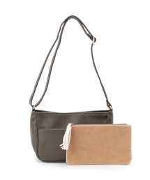 HusHusH | タッセルポーチ付ショルダーバッグ(ショルダーバッグ)