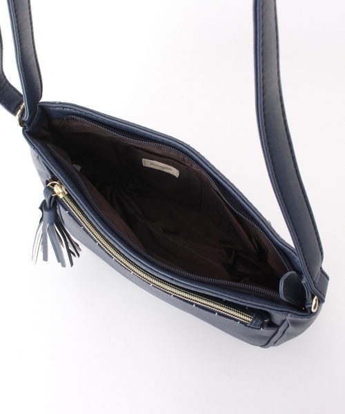 HusHusH（ハッシュアッシュ）の「タッセルポーチ付ショルダーバッグ（ショルダーバッグ・レディース・ホワイト/ブラック/ブルー/グリーン/レッド/ホワイト系1/ブルー系1・00）」の14枚目の写真