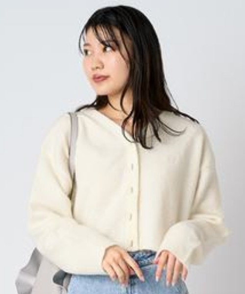 CELFORD（セルフォード）の「刺繍入りクロップドカーディガン