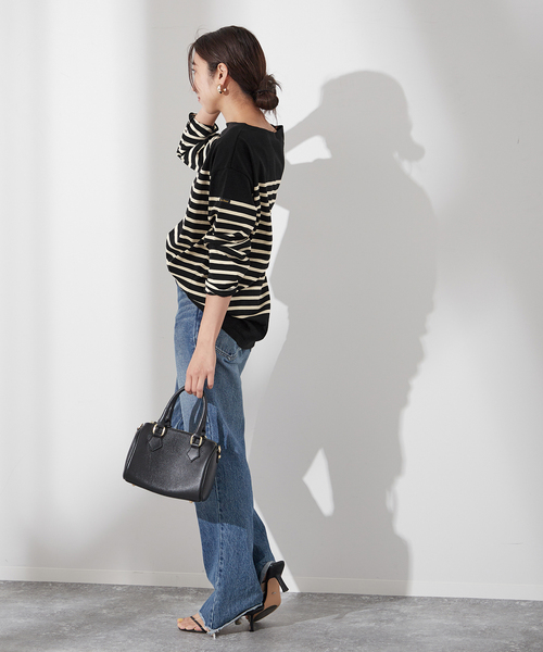 【Leminor×JOURNALSTANDARDL&#39;essage】別注 24AW 61759D5 Lessageナバルバスクシャツ長袖カットソー JOURNAL STANDARD L'ESSAGE｜《予約》《別注》【Leminor