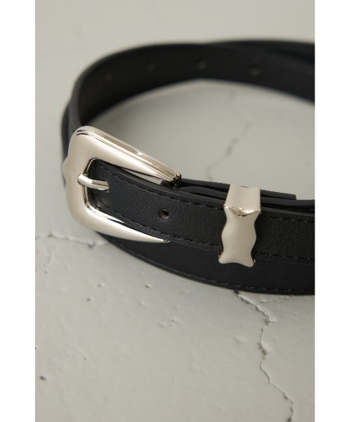 crie conforto（クリーコンフォルト）の「ウエスタンバックルベルト（ベルト・レディース・ブラック/ブラウン・FREE）」の8枚目の写真