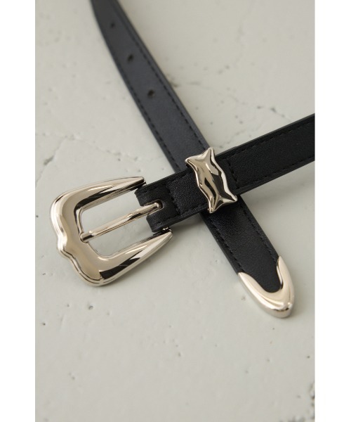 crie conforto（クリーコンフォルト）の「ウエスタンバックルベルト（ベルト・レディース・ブラック/ブラウン・FREE）」の11枚目の写真