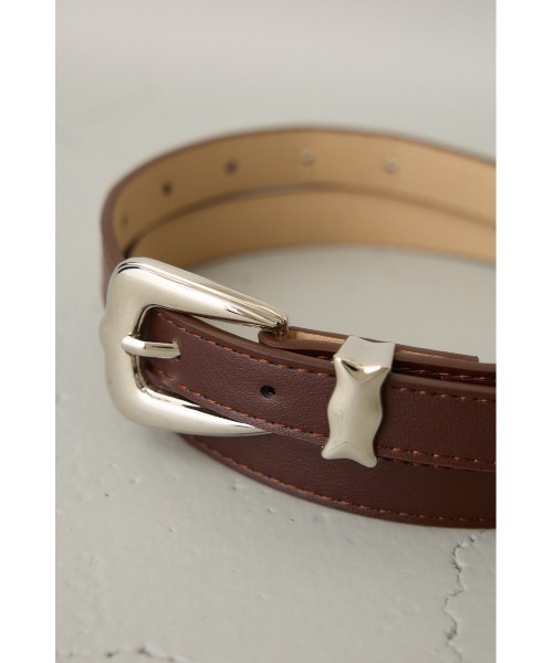 crie conforto（クリーコンフォルト）の「ウエスタンバックルベルト（ベルト・レディース・ブラック/ブラウン・FREE）」の17枚目の写真