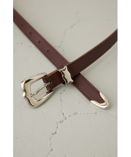 crie conforto（クリーコンフォルト）の「ウエスタンバックルベルト（ベルト・レディース・ブラック/ブラウン・FREE）」の20枚目の写真