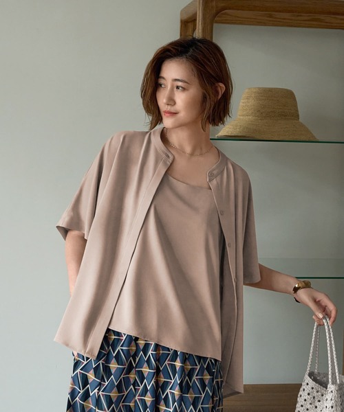【新品】スタイルデリ　繊細ジョーゼットツインブラウス STYLE DELI（スタイルデリ）の「繊細ジョーゼットツインブラウス