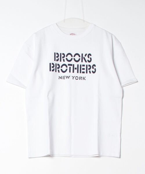 【日本未入荷】アイボリー プリント コットンジャージーTシャツ セール】USAコットンジャージー ヘビーウェイト ステンシルロゴ