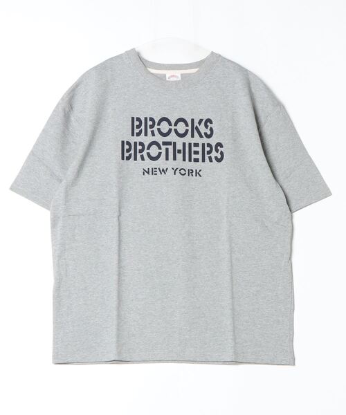 シオン　BRUNO ホワイト BROOKS、lovell付　熊本県手渡し USAコットンジャージー ヘビーウェイト ステンシルロゴ Tシャツ