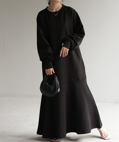 HUG.U（ハグユー）の「パールワンピース（ワンピース・レディース・モカ/ブラック/カーキ/アイボリー・FREE）」の18枚目の写真