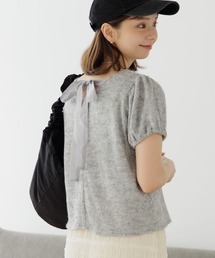 flower | リボンパフトップ(Tシャツ/カットソー)