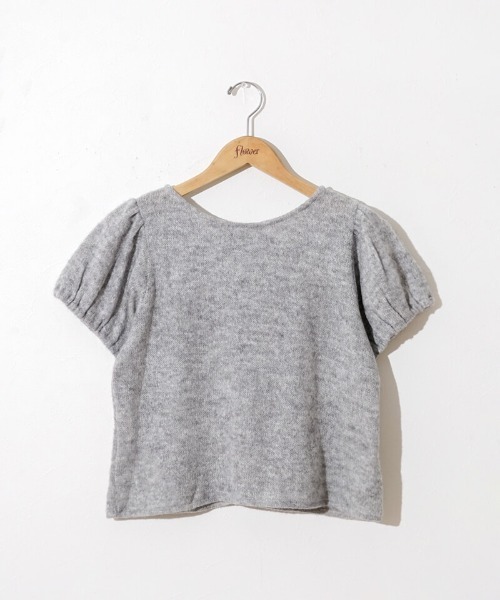 flower(フラワー)の「リボンパフトップ(Tシャツ/カットソー・レディース・ピンク/グレー・FREE)」の17枚目の写真