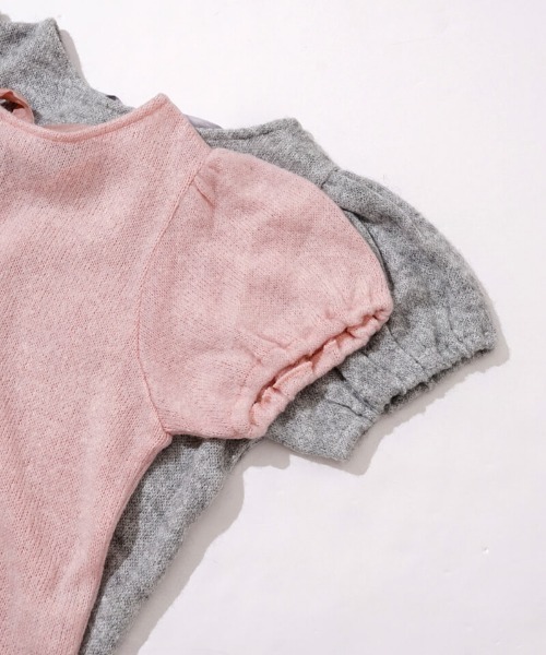 flower(フラワー)の「リボンパフトップ(Tシャツ/カットソー・レディース・ピンク/グレー・FREE)」の15枚目の写真