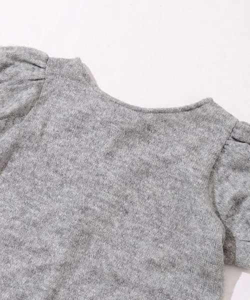 flower(フラワー)の「リボンパフトップ(Tシャツ/カットソー・レディース・ピンク/グレー・FREE)」の12枚目の写真