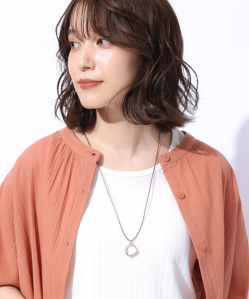 SHOO・LA・RUE（シューラルー）の「◆ツイストリング紐ネックレス（ネックレス・レディース・シルバー/ブロンズ/ゴールド・00）」の8枚目の写真