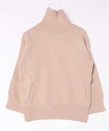 ゆったりタートルネックニット レディース
