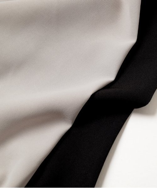 GLAZOS（グラソス）の「【大人向けサイズあり】【セットアップ対応】トロトロ・オープンカラーシャツ（シャツ/ブラウス・キッズ・ブラック/ライトグレー・S/M/L/LL）」の7枚目の写真