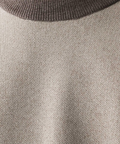 RAGEBLUE（レイジブルー）の「Reversible high gauge crew neck chenille knit/リバーシブル/ハイゲージクルーネックモールニット（ニット/セーター・メンズ・ダークグレー/オフホワイト/ベージュ/ネイビー・SMALL/MEDIUM/LARGE）」の6枚目の写真