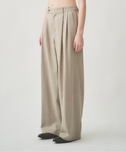 パンツ JUHA 24AW 2TUCK WIDE EASY PANTS. 2TUCK WIDE EASY PANTS（スラックス）｜JUHA（ユハ）の