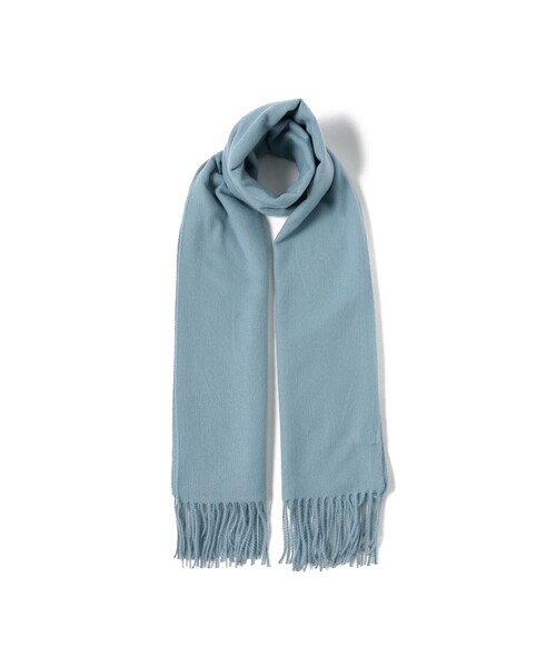 B:MING by BEAMS（ビーミングバイビームス）の「カラー ソリッド ストール（マフラー・レディース・イエロー/ネイビー/ホワイト系その他5/サックスブルー・ONE SIZE）」の12枚目の写真