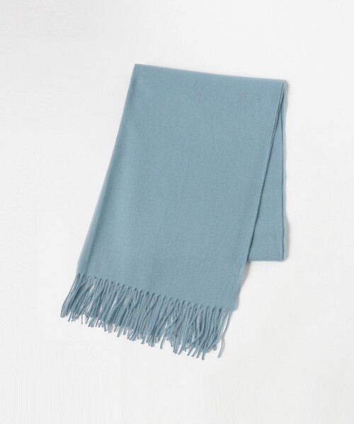 B:MING by BEAMS（ビーミングバイビームス）の「カラー ソリッド ストール（マフラー・レディース・イエロー/ネイビー/ホワイト系その他5/サックスブルー・ONE SIZE）」の13枚目の写真