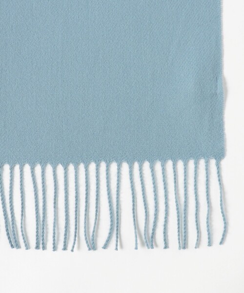 B:MING by BEAMS（ビーミングバイビームス）の「カラー ソリッド ストール（マフラー・レディース・イエロー/ネイビー/ホワイト系その他5/サックスブルー・ONE SIZE）」の14枚目の写真