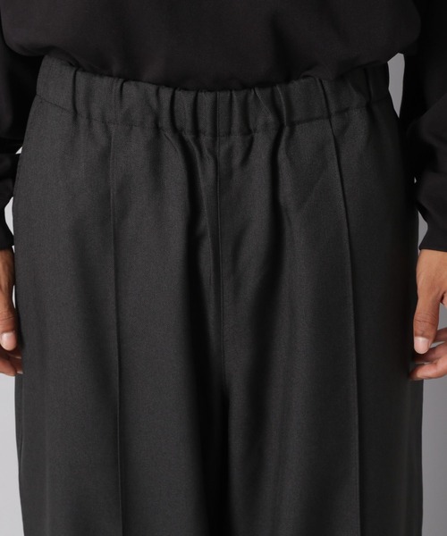 NUMERALS（ヌメラルズ）の「【NUMERALS】ワイドスラックス（スラックス・メンズ・チャコール/ブラック・MEDIUM/LARGE）」の12枚目の写真
