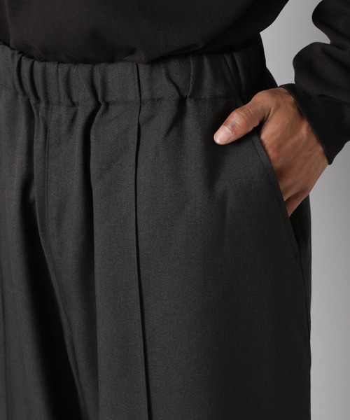 NUMERALS（ヌメラルズ）の「【NUMERALS】ワイドスラックス（スラックス・メンズ・チャコール/ブラック・MEDIUM/LARGE）」の14枚目の写真