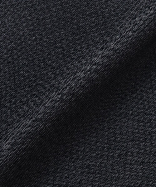 TOKYO SHIRTS(トウキョウシャツ)の「レディースノーカラー長袖ジャケット ウーリッシュ素材(ノーカラージャケット・レディース・ネイビー/ブラウン・L/M/LL)」の10枚目の写真