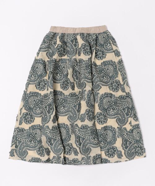STELLA CIFFON（ステラシフォン）の「STELLA CIFFON PAISLEY JQD TAFTA SK（スカート・レディース・ブラック/ベージュ・36）」の2枚目の写真