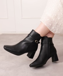 DIANA スクエアトゥショートブーツ ダイアナ DIANA スクエアトゥショートブーツ （ダークブラウンカーフ