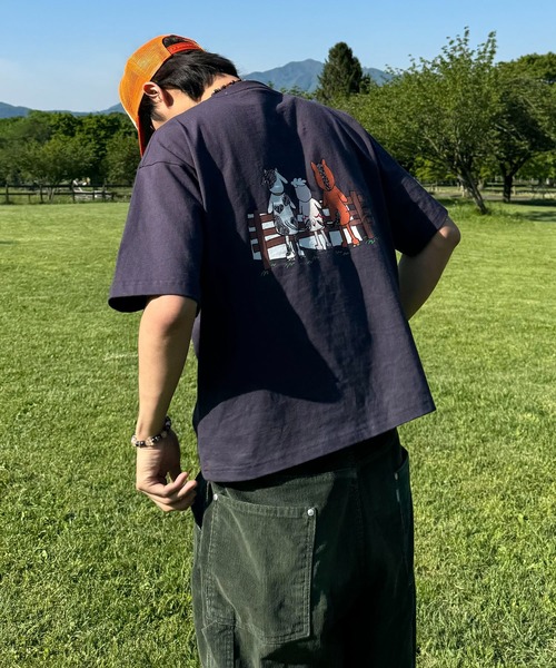 favclo.（ファブクロ）の「assorted prints T-shirt / アソートプリントTシャツ（Tシャツ/カットソー・メンズ・グレー・FREE）」の2枚目の写真