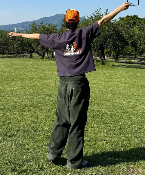 favclo.（ファブクロ）の「assorted prints T-shirt / アソートプリントTシャツ（Tシャツ/カットソー・メンズ・グレー・FREE）」の3枚目の写真