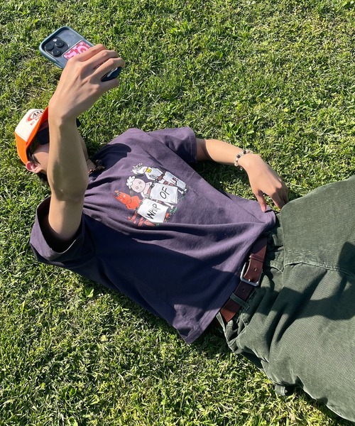 favclo.（ファブクロ）の「assorted prints T-shirt / アソートプリントTシャツ（Tシャツ/カットソー・メンズ・グレー・FREE）」の7枚目の写真