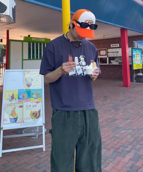 favclo.（ファブクロ）の「assorted prints T-shirt / アソートプリントTシャツ（Tシャツ/カットソー・メンズ・グレー・FREE）」の9枚目の写真