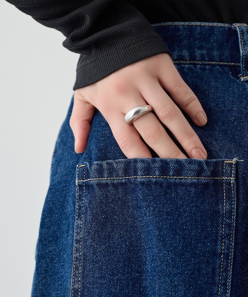 for/c(フォーシー)の「ぷっくりふくれリング【サージカルステンレス】(リング・レディース・シルバー/ゴールド・13号/11号)」の5枚目の写真